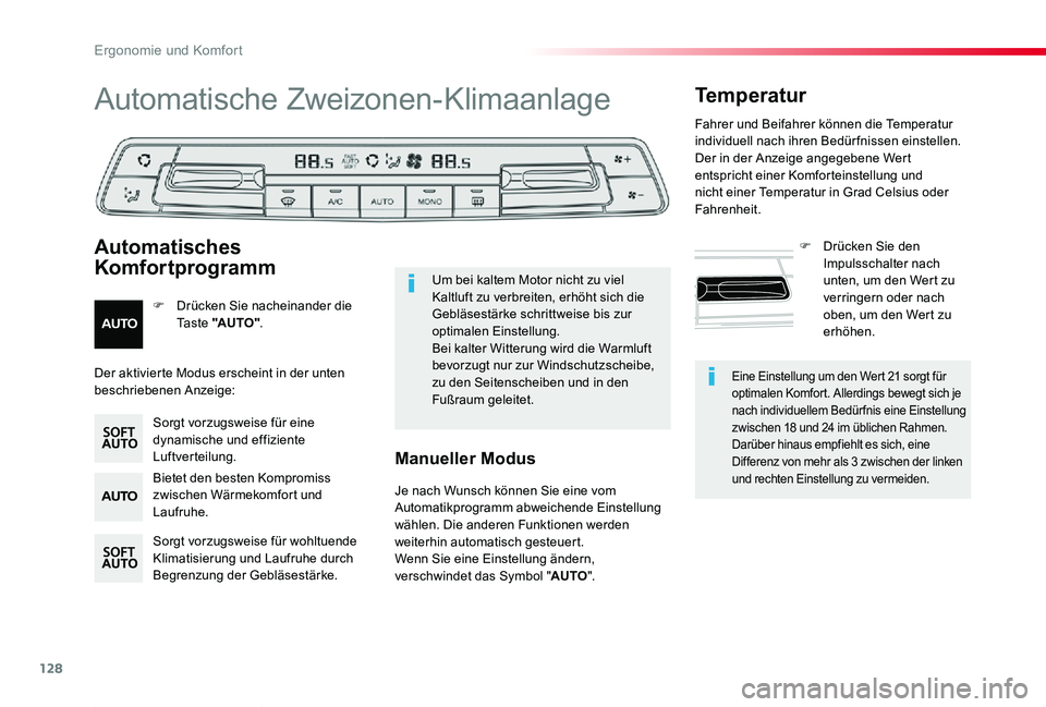 TOYOTA PROACE 2020 Betriebsanleitungen (in German) 128
Proace_de_Chap03_ergonomie-et-confort_ed2019_V02
Eine Einstellung um den Wert 21 sorgt für optimalen Komfort. Allerdings bewegt sich je nach individuellem Bedür fnis eine Einstellung zwischen 18 TOYOTA PROACE 2020 Betriebsanleitungen (in German) 128
Proace_de_Chap03_ergonomie-et-confort_ed2019_V02
Eine Einstellung um den Wert 21 sorgt für optimalen Komfort. Allerdings bewegt sich je nach individuellem Bedür fnis eine Einstellung zwischen 18