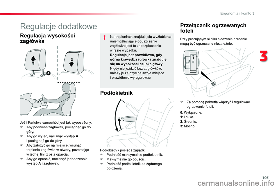 TOYOTA PROACE 2020 Instrukcja obsługi (in Polish) 103
Proace_pl_Chap03_ergonomie-et-confort_ed01-2019
Przy pracującym silniku siedzenia przednie mogą być ogrzewane niezależnie.
Przełącznik ogrzewanych
foteli
Jeśli Państwa samochód jest tak TOYOTA PROACE 2020 Instrukcja obsługi (in Polish) 103
Proace_pl_Chap03_ergonomie-et-confort_ed01-2019
Przy pracującym silniku siedzenia przednie mogą być ogrzewane niezależnie.
Przełącznik ogrzewanych
foteli
Jeśli Państwa samochód jest tak