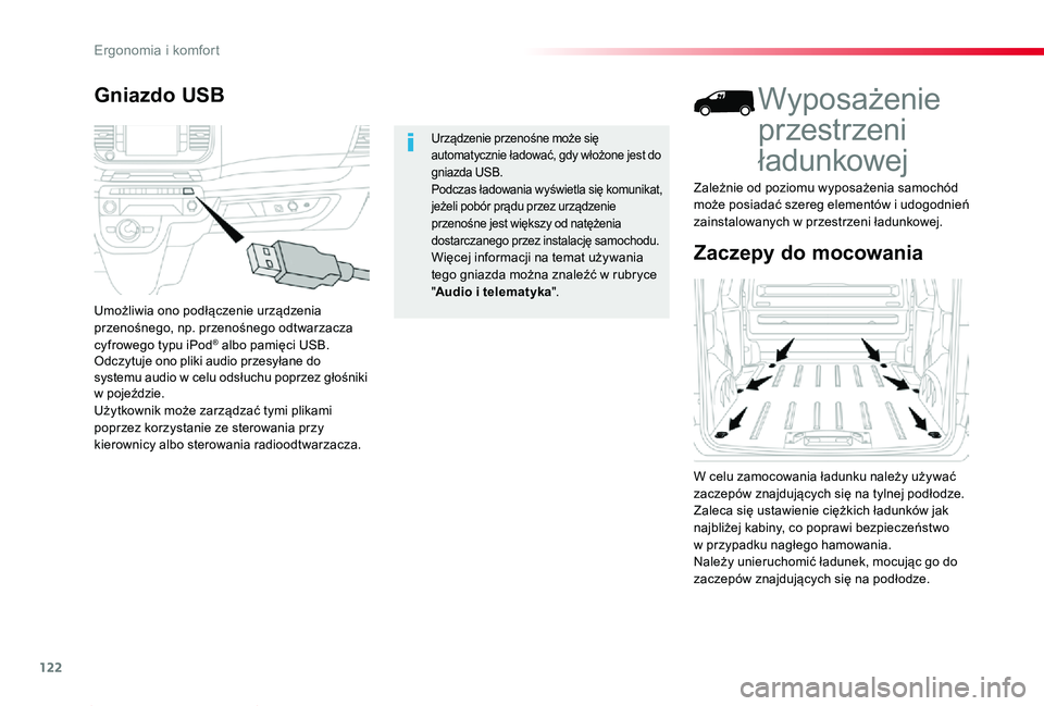 TOYOTA PROACE 2020 Instrukcja obsługi (in Polish) 122
Proace_pl_Chap03_ergonomie-et-confort_ed01-2019
Zaczepy do mocowania
Wyposażenie
przestrzeni
ładunkowej
W celu zamocowania ładunku należy używać zaczepów znajdujących się na tylnej podŠTOYOTA PROACE 2020 Instrukcja obsługi (in Polish) 122
Proace_pl_Chap03_ergonomie-et-confort_ed01-2019
Zaczepy do mocowania
Wyposażenie
przestrzeni
ładunkowej
W celu zamocowania Å‚adunku należy używać zaczepów znajdujÄ…cych siÄ™ na tylnej podÅ