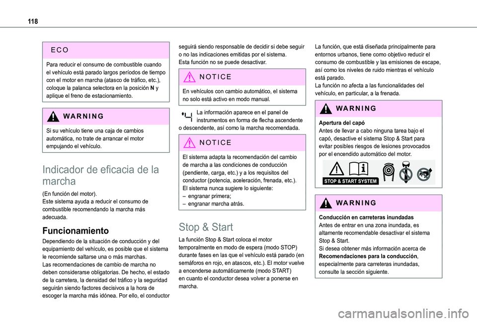 TOYOTA PROACE CITY VERSO 2021 Manuale de Empleo (in Spanish) 11 8
ECO
Para reducir el consumo de combustible cuando el vehículo está parado largos períodos de tiempo con el motor en marcha (atasco de tráfico, etc.), coloque la palanca selectora en la posici TOYOTA PROACE CITY VERSO 2021 Manuale de Empleo (in Spanish) 11 8
ECO
Para reducir el consumo de combustible cuando el vehículo está parado largos períodos de tiempo con el motor en marcha (atasco de tráfico, etc.), coloque la palanca selectora en la posici