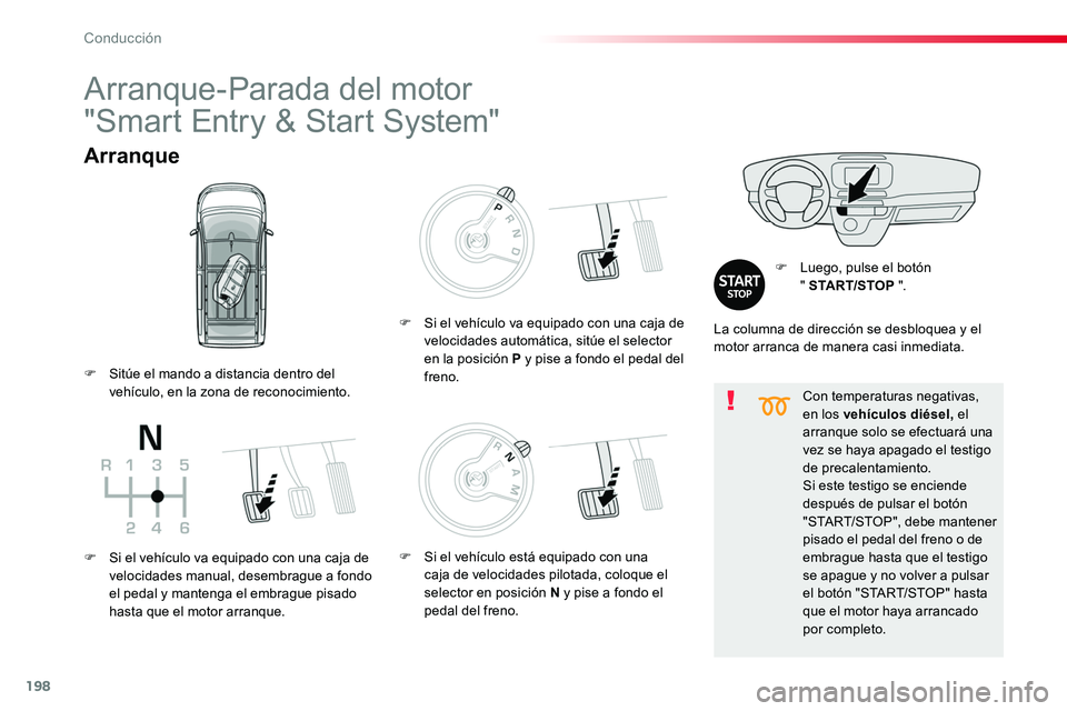 TOYOTA PROACE VERSO 2018 Manuale de Empleo (in Spanish) 198
ProaceVerso_es_Chap06_conduite_ed01-2016
Con temperaturas negativas, en los vehículos diésel, el arranque solo se efectuará una vez se haya apagado el testigo de precalentamiento.Si este testig TOYOTA PROACE VERSO 2018 Manuale de Empleo (in Spanish) 198
ProaceVerso_es_Chap06_conduite_ed01-2016
Con temperaturas negativas, en los vehículos diésel, el arranque solo se efectuará una vez se haya apagado el testigo de precalentamiento.Si este testig