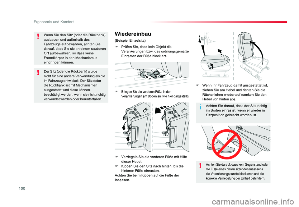 TOYOTA PROACE VERSO 2018 Betriebsanleitungen (in German) 100
Ergonomie und Komfort
Proace_Verso_de_Chap03_ergonomie-et-confort_ed01-2016
Achten Sie darauf, dass der Sitz richtig
im Boden einrastet, wenn er wieder in
Sitzposition gebracht worden ist.
Achte TOYOTA PROACE VERSO 2018 Betriebsanleitungen (in German) 100
Ergonomie und Komfort
Proace_Verso_de_Chap03_ergonomie-et-confort_ed01-2016
Achten Sie darauf, dass der Sitz richtig
im Boden einrastet, wenn er wieder in
Sitzposition gebracht worden ist.
Achte