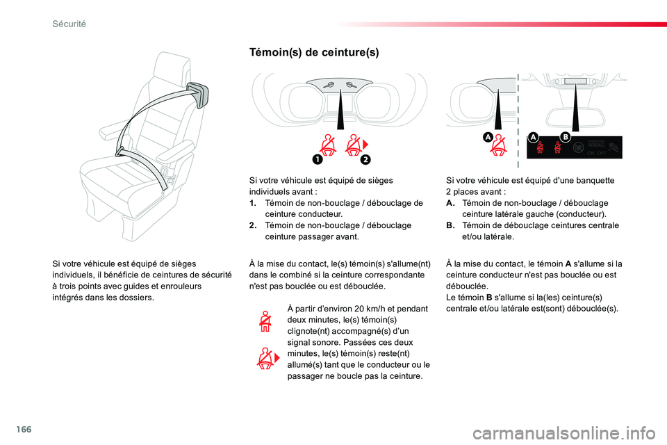 TOYOTA PROACE VERSO 2018 Notices Demploi (in French) 166
Témoin(s) de ceinture(s)
Si votre véhicule est équipé de sièges individuels avant :1. Témoin de non-bouclage / débouclage de ceinture conducteur.2. Témoin de non-bouclage / débouclage cei TOYOTA PROACE VERSO 2018 Notices Demploi (in French) 166
Témoin(s) de ceinture(s)
Si votre véhicule est équipé de sièges individuels avant :1. Témoin de non-bouclage / débouclage de ceinture conducteur.2. Témoin de non-bouclage / débouclage cei