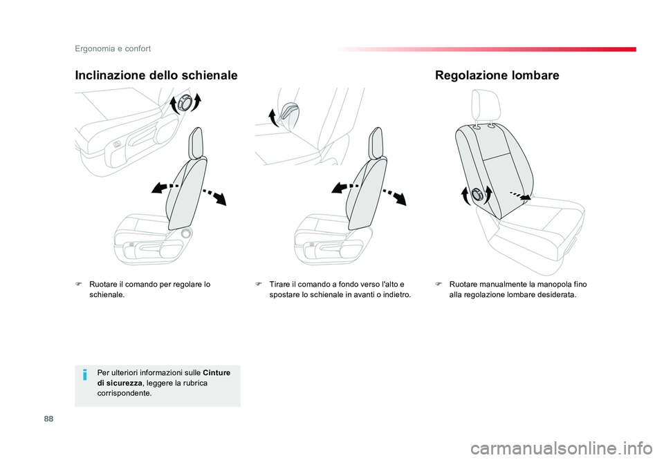 TOYOTA PROACE VERSO 2018 Manuale duso (in Italian) 88
Ergonomia e confort
Spacetourer-VP_it_Chap03_ergonomie-et-confort_ed01-2016
F Ruotare il comando per regolare lo schienale.
Inclinazione dello schienale
F Ruotare manualmente la manopola fino
all TOYOTA PROACE VERSO 2018 Manuale duso (in Italian) 88
Ergonomia e confort
Spacetourer-VP_it_Chap03_ergonomie-et-confort_ed01-2016
F Ruotare il comando per regolare lo schienale.
Inclinazione dello schienale
F Ruotare manualmente la manopola fino
all