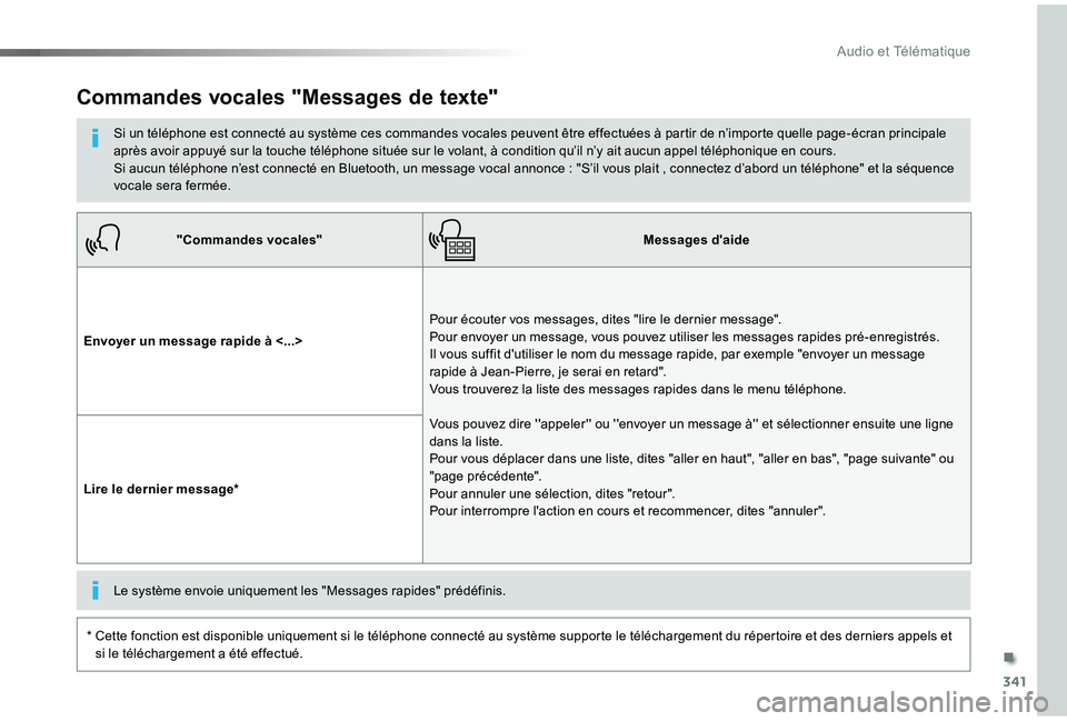 TOYOTA PROACE VERSO 2019 Notices Demploi (in French) 341
"Commandes vocales"Messages d'aide
Envoyer un message rapide à <...>
Pour écouter vos messages, dites "lire le dernier message". Pour envoyer un message, vous pouvez utiliser TOYOTA PROACE VERSO 2019 Notices Demploi (in French) 341
"Commandes vocales"Messages d'aide
Envoyer un message rapide à <...>
Pour écouter vos messages, dites "lire le dernier message". Pour envoyer un message, vous pouvez utiliser