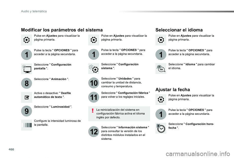 TOYOTA PROACE VERSO 2019 Manuale de Empleo (in Spanish) 466
111
10
11
12
8
91
ProaceVerso_es_Chap10c_RCC-1_ed01-2019
Pulse en Ajustes para visualizar la página primaria.Pulse en Ajustes para visualizar la página primaria.Pulse en Ajustes para visualizar TOYOTA PROACE VERSO 2019 Manuale de Empleo (in Spanish) 466
111
10
11
12
8
91
ProaceVerso_es_Chap10c_RCC-1_ed01-2019
Pulse en Ajustes para visualizar la página primaria.Pulse en Ajustes para visualizar la página primaria.Pulse en Ajustes para visualizar