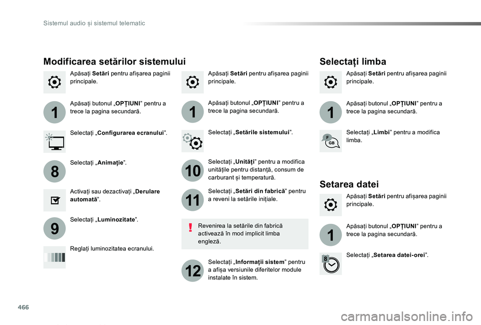 TOYOTA PROACE VERSO 2019 Manual de utilizare (in Romanian) 466
111
10
11
12
8
91
Proace_Verso_RO_Chap10c_RCC-1_ed01-2019
Apăsați Setări pentru afișarea paginii principale.Apăsați Setări pentru afișarea paginii principale.Apăsați Setări pentru afiș TOYOTA PROACE VERSO 2019 Manual de utilizare (in Romanian) 466
111
10
11
12
8
91
Proace_Verso_RO_Chap10c_RCC-1_ed01-2019
Apăsați Setări pentru afișarea paginii principale.Apăsați Setări pentru afișarea paginii principale.Apăsați Setări pentru afiș