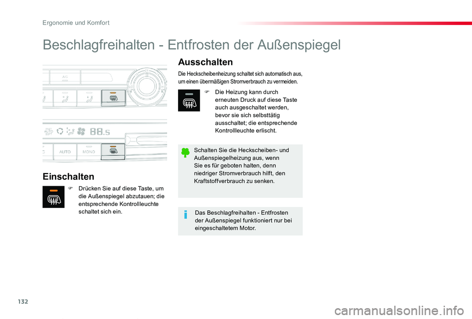 TOYOTA PROACE VERSO 2020 Betriebsanleitungen (in German) 132
Proace_Verso_de_Chap03_ergonomie-et-confort_ed2019_V02
Beschlagfreihalten - Entfrosten der Außenspiegel
Einschalten
Ausschalten
F Drücken Sie auf diese Taste, um die Außenspiegel abzutauen; die TOYOTA PROACE VERSO 2020 Betriebsanleitungen (in German) 132
Proace_Verso_de_Chap03_ergonomie-et-confort_ed2019_V02
Beschlagfreihalten - Entfrosten der Außenspiegel
Einschalten
Ausschalten
F Drücken Sie auf diese Taste, um die Außenspiegel abzutauen; die