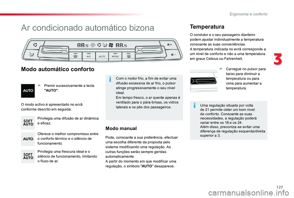 TOYOTA PROACE VERSO 2020 Manual de utilização (in Portuguese) 127
ProaceVerso_pt_Chap03_ergonomie-et-confort_ed2019_V02
Uma regulação situada por volta de 21 permite obter um bom nível de conforto. Consoante as suas necessidades, a regulação poderá variar TOYOTA PROACE VERSO 2020 Manual de utilização (in Portuguese) 127
ProaceVerso_pt_Chap03_ergonomie-et-confort_ed2019_V02
Uma regulação situada por volta de 21 permite obter um bom nível de conforto. Consoante as suas necessidades, a regulação poderá variar