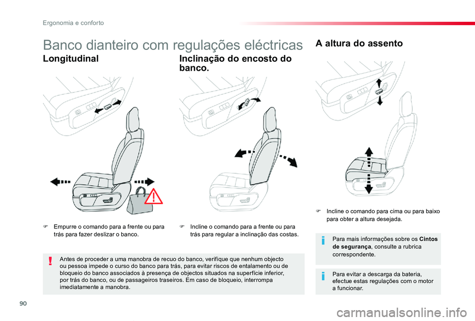 TOYOTA PROACE VERSO 2020 Manual de utilização (in Portuguese) 90
ProaceVerso_pt_Chap03_ergonomie-et-confort_ed2019_V02
Banco dianteiro com regulações eléctricas
LongitudinalInclinação do encosto do
banco.
A altura do assento
Para evitar a descarga da bater TOYOTA PROACE VERSO 2020 Manual de utilização (in Portuguese) 90
ProaceVerso_pt_Chap03_ergonomie-et-confort_ed2019_V02
Banco dianteiro com regulações eléctricas
LongitudinalInclinação do encosto do
banco.
A altura do assento
Para evitar a descarga da bater