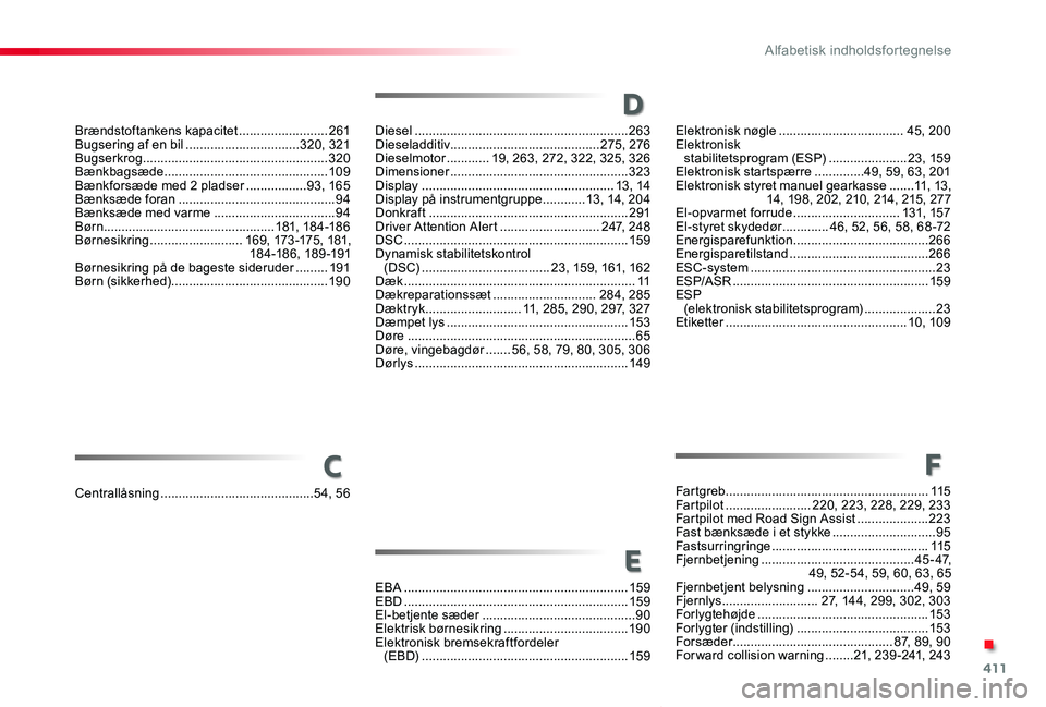 TOYOTA PROACE VERSO 2020 Brugsanvisning (in Danish) 411
ProaceVerso_da_Chap11_index-alpha_ed2019_V02
Brændstoftankens kapacitet .........................261Bugsering af en bil ................................320, 321Bugserkrog ........................ TOYOTA PROACE VERSO 2020 Brugsanvisning (in Danish) 411
ProaceVerso_da_Chap11_index-alpha_ed2019_V02
Brændstoftankens kapacitet .........................261Bugsering af en bil ................................320, 321Bugserkrog ........................