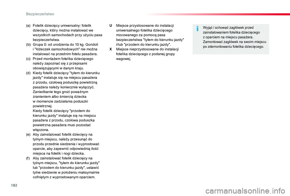 TOYOTA PROACE VERSO 2020 Instrukcja obsługi (in Polish) 182
Proace-Verso_pl_Chap05_securite_ed01-2019
(a) Fotelik dziecięcy uniwersalny: fotelik dziecięcy, który można instalować we wszystkich samochodach przy użyciu pasa bezpieczeństwa.(b): Grupa TOYOTA PROACE VERSO 2020 Instrukcja obsługi (in Polish) 182
Proace-Verso_pl_Chap05_securite_ed01-2019
(a) Fotelik dziecięcy uniwersalny: fotelik dziecięcy, który można instalować we wszystkich samochodach przy użyciu pasa bezpieczeństwa.(b): Grupa