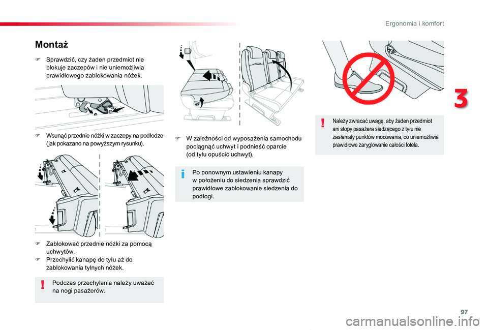TOYOTA PROACE VERSO 2020 Instrukcja obsługi (in Polish) 97
Proace-Verso_pl_Chap03_ergonomie-et-confort_ed01-2019
Należy zwracać uwagę, aby żaden przedmiot
ani stopy pasażera siedzącego z tyłu nie zasłaniały punktów mocowania, co uniemożliwia pr TOYOTA PROACE VERSO 2020 Instrukcja obsługi (in Polish) 97
Proace-Verso_pl_Chap03_ergonomie-et-confort_ed01-2019
Należy zwracać uwagę, aby żaden przedmiot
ani stopy pasażera siedzącego z tyłu nie zasłaniały punktów mocowania, co uniemożliwia pr