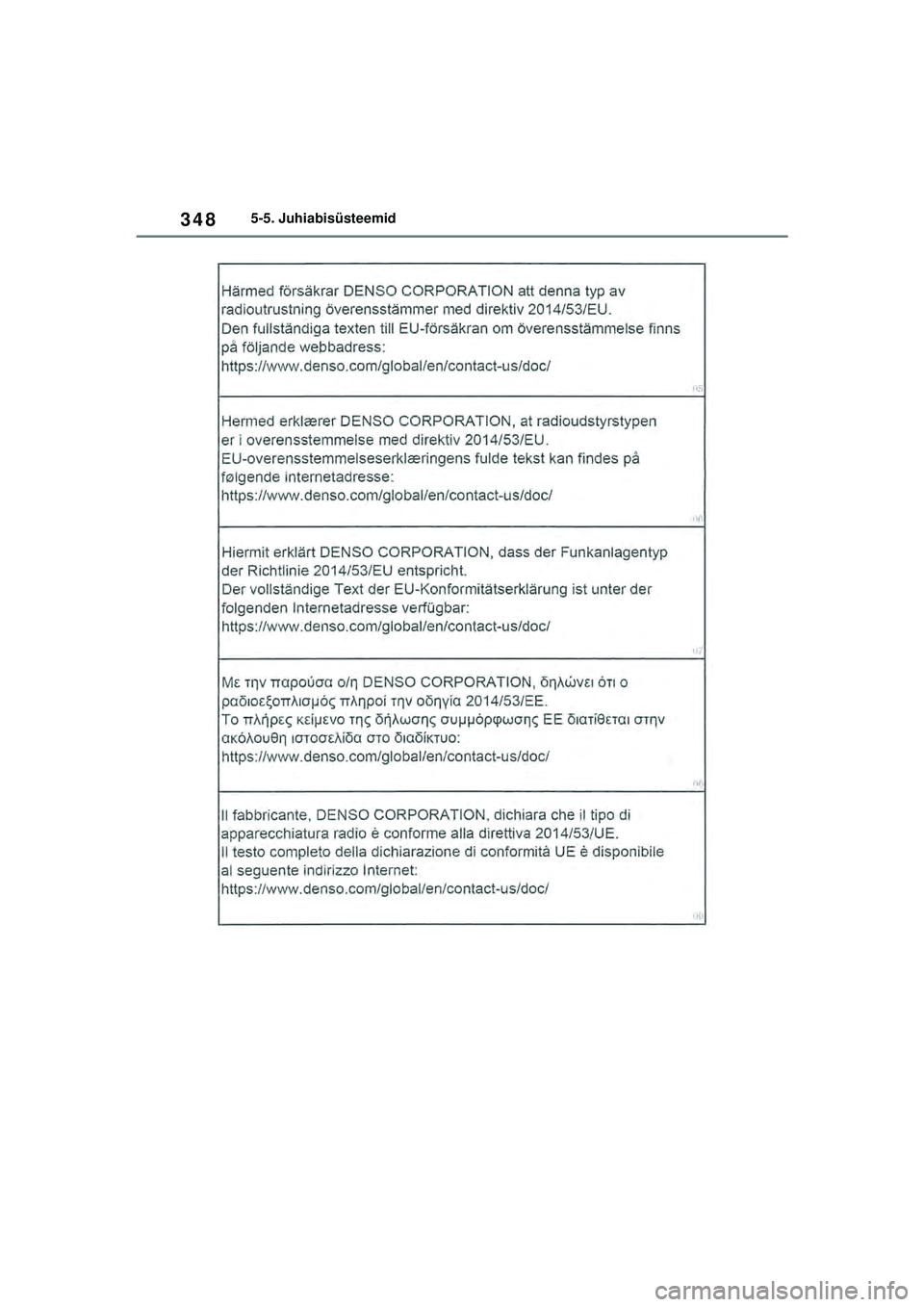 TOYOTA RAV4 PHEV 2021  Kasutusjuhend (in Estonian) 3485-5. Juhiabisüsteemid
pM_RAV4-Plug-in-Hybrid_OM_OM42E06E_(EE).book  Page 348  Sunday, February 28, 2021  10:52 AM 