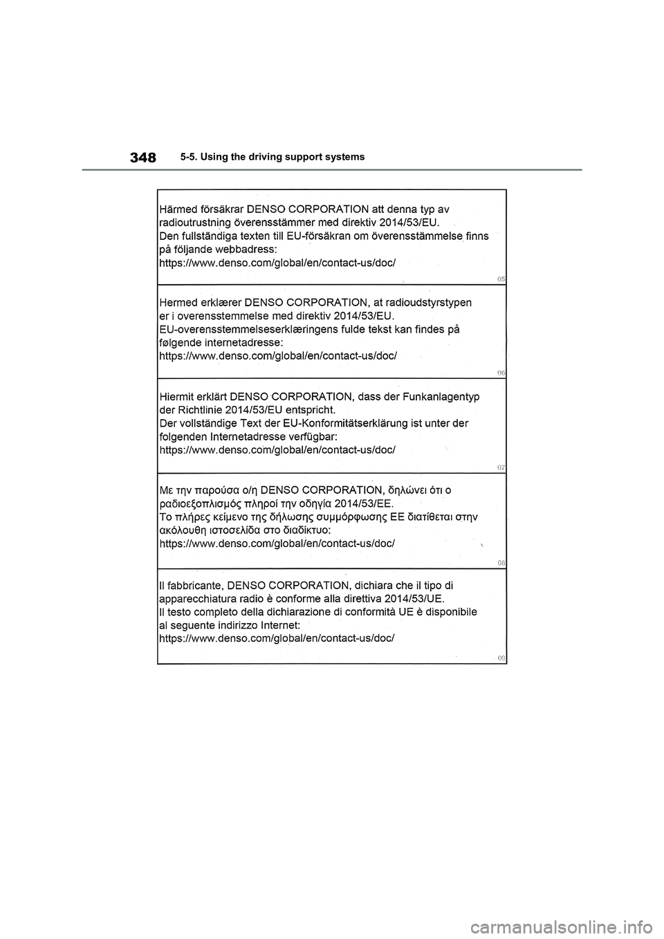 TOYOTA RAV4 PHEV 2021 Owners Manual 3485-5. Using the driving support systems TOYOTA RAV4 PHEV 2021 Owners Manual 3485-5. Using the driving support systems