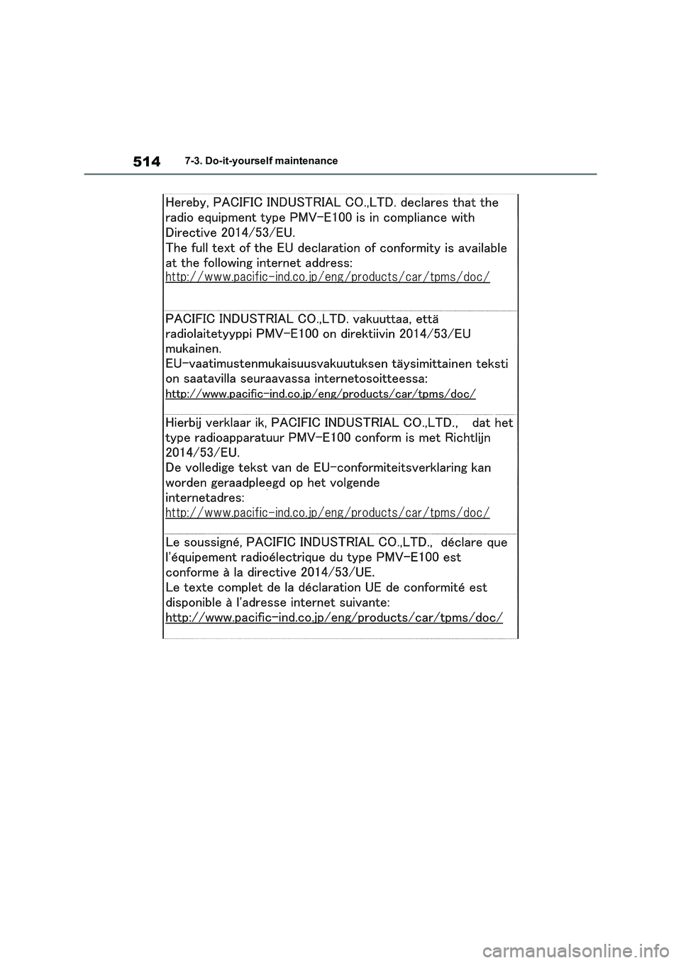 TOYOTA RAV4 PHEV 2021 Owners Manual 5147-3. Do-it-yourself maintenance TOYOTA RAV4 PHEV 2021 Owners Manual 5147-3. Do-it-yourself maintenance