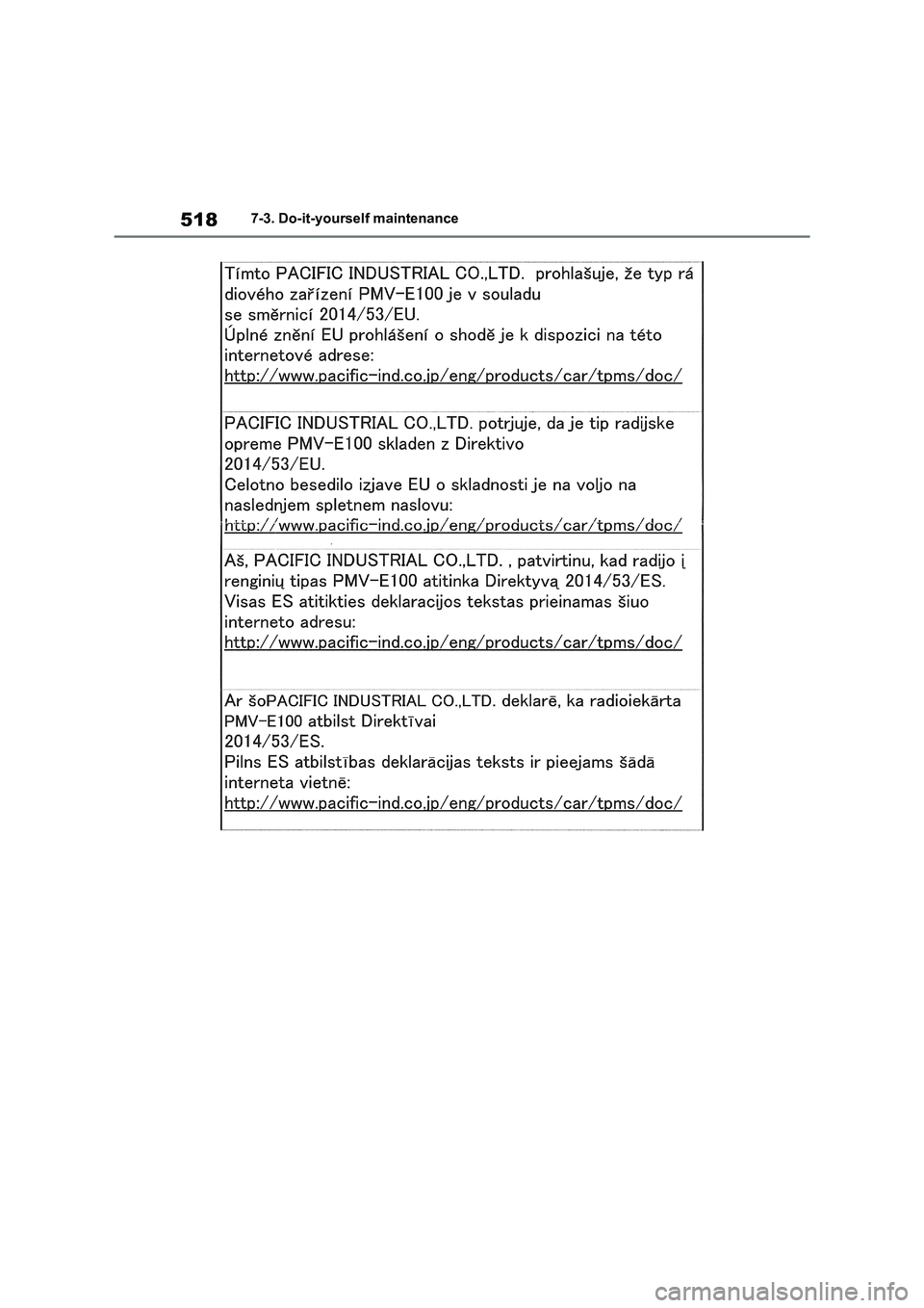 TOYOTA RAV4 PHEV 2021 Owners Manual 5187-3. Do-it-yourself maintenance TOYOTA RAV4 PHEV 2021 Owners Manual 5187-3. Do-it-yourself maintenance