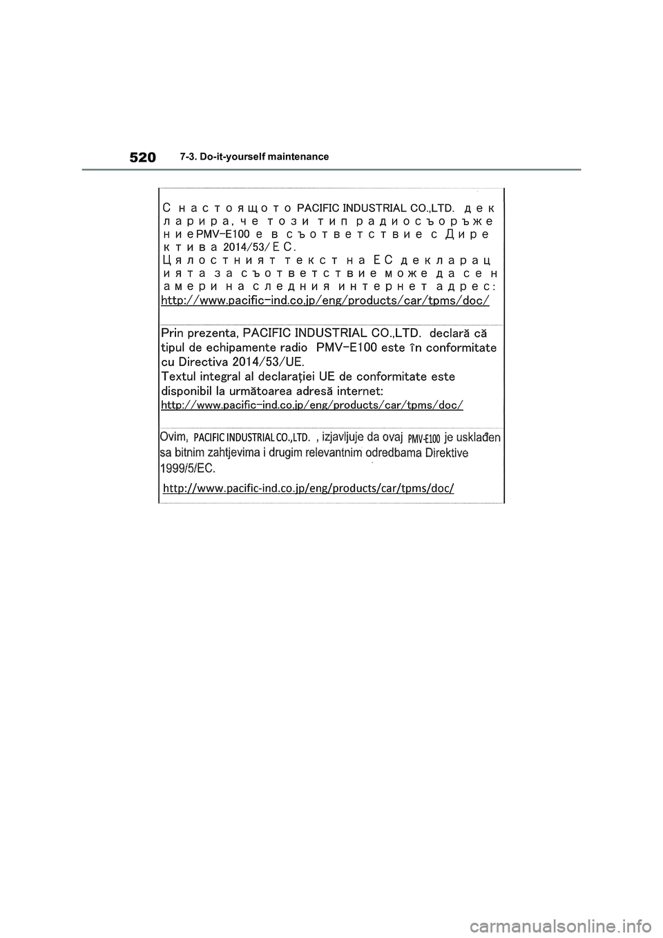 TOYOTA RAV4 PHEV 2021 Owners Manual 5207-3. Do-it-yourself maintenance TOYOTA RAV4 PHEV 2021 Owners Manual 5207-3. Do-it-yourself maintenance