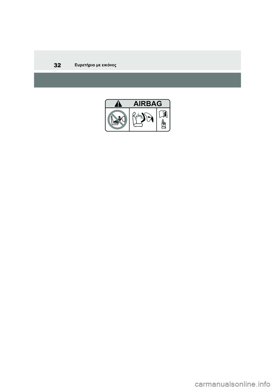 TOYOTA RAV4 PHEV 2021 ΟΔΗΓΌΣ ΧΡΉΣΗΣ (in Greek) 32Ευρετήριο με εικόνες TOYOTA RAV4 PHEV 2021 ΟΔΗΓΌΣ ΧΡΉΣΗΣ (in Greek) 32Ευρετήριο με εικόνες
