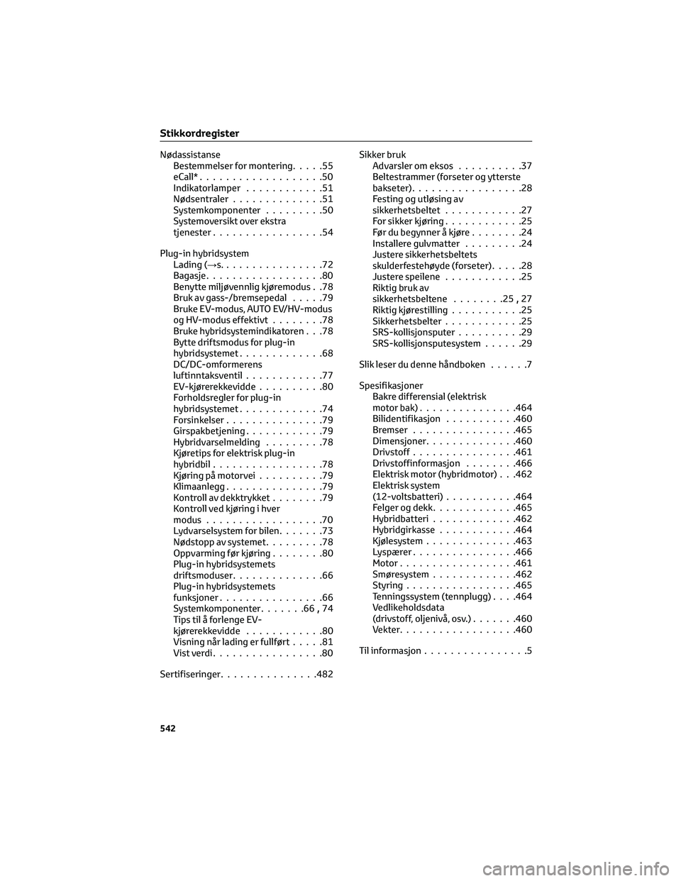 TOYOTA RAV4 PHEV 2021 Instruksjoner for bruk (in Norwegian) Nødassistanse
Bestemmelser for montering.....55
eCall*...................50
Indikatorlamper............51
Nødsentraler..............51
Systemkomponenter.........50
Systemoversikt over ekstra
tjenest TOYOTA RAV4 PHEV 2021 Instruksjoner for bruk (in Norwegian) Nødassistanse
Bestemmelser for montering.....55
eCall*...................50
Indikatorlamper............51
Nødsentraler..............51
Systemkomponenter.........50
Systemoversikt over ekstra
tjenest