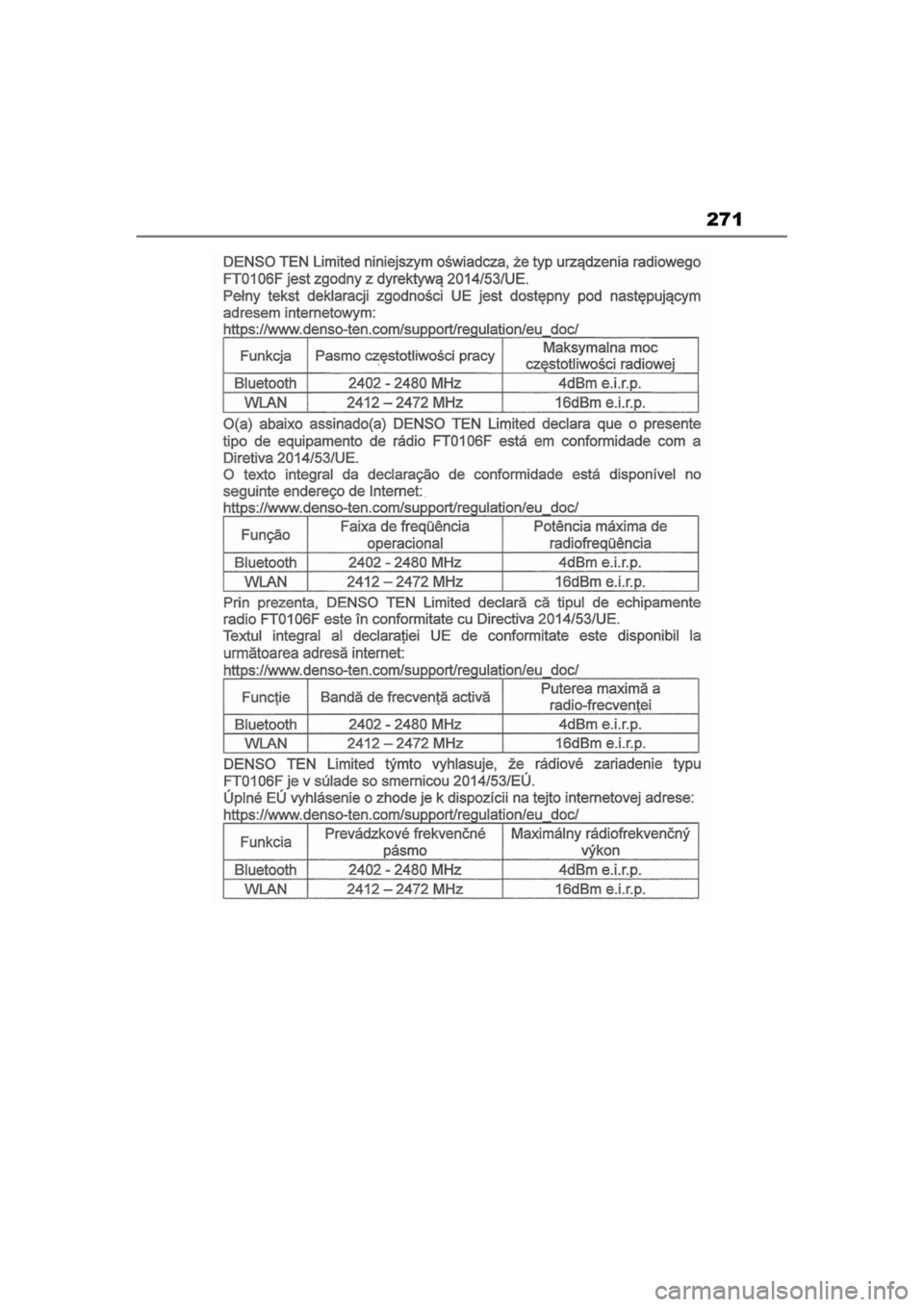TOYOTA RAV4 PHEV 2021 Navodila Za Uporabo (in Slovenian) 271
pM_RAV4-Plug-in-Hybrid_Navi+MM_OM42C61E_(EE).book Page 271 Saturday, July 11, 2020 7:25 PM TOYOTA RAV4 PHEV 2021 Navodila Za Uporabo (in Slovenian) 271
pM_RAV4-Plug-in-Hybrid_Navi+MM_OM42C61E_(EE).book Page 271 Saturday, July 11, 2020 7:25 PM