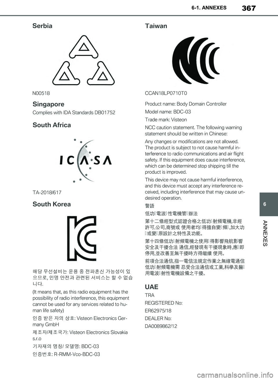 TOYOTA SUPRA 2019 Notices Demploi (in French) 367
6
Supra Owners Manual_EK
6-1. ANNEXES
ANNEXES
Supra_OM_French_OM99T06K.book 367 ページ 2019年2月20日 水曜日 午前11時9分 TOYOTA SUPRA 2019 Notices Demploi (in French) 367
6
Supra Owners Manual_EK
6-1. ANNEXES
ANNEXES
Supra_OM_French_OM99T06K.book 367 ページ 2019年2月20日 水曜日 午前11時9分