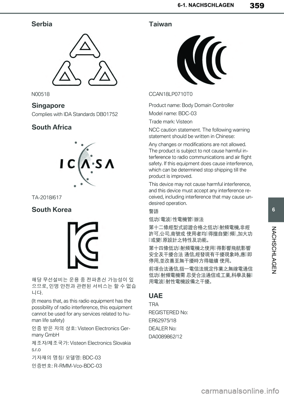 TOYOTA SUPRA 2019 Betriebsanleitungen (in German) 359
6
Supra Owner’s Manual_EM
6-1. NACHSCHLAGEN
NACHSCHLAGEN
Supra_OM_German_OM99T07M.book 359 ページ 2019年2月20日 水曜日 午前11時16分 TOYOTA SUPRA 2019 Betriebsanleitungen (in German) 359
6
Supra Owner’s Manual_EM
6-1. NACHSCHLAGEN
NACHSCHLAGEN
Supra_OM_German_OM99T07M.book 359 ページ 2019年2月20日 水曜日 午前11時16分