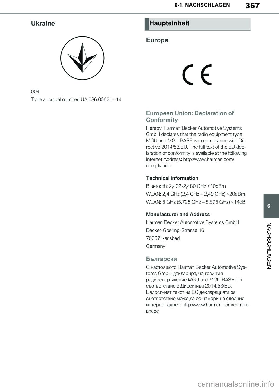 TOYOTA SUPRA 2019 Betriebsanleitungen (in German) 367
6
Supra Owner’s Manual_EM
6-1. NACHSCHLAGEN
NACHSCHLAGEN
Haupteinheit
Supra_OM_German_OM99T07M.book 367 ページ 2019年2月20日 水曜日 午前11時16分 TOYOTA SUPRA 2019 Betriebsanleitungen (in German) 367
6
Supra Owner’s Manual_EM
6-1. NACHSCHLAGEN
NACHSCHLAGEN
Haupteinheit
Supra_OM_German_OM99T07M.book 367 ページ 2019年2月20日 水曜日 午前11時16分