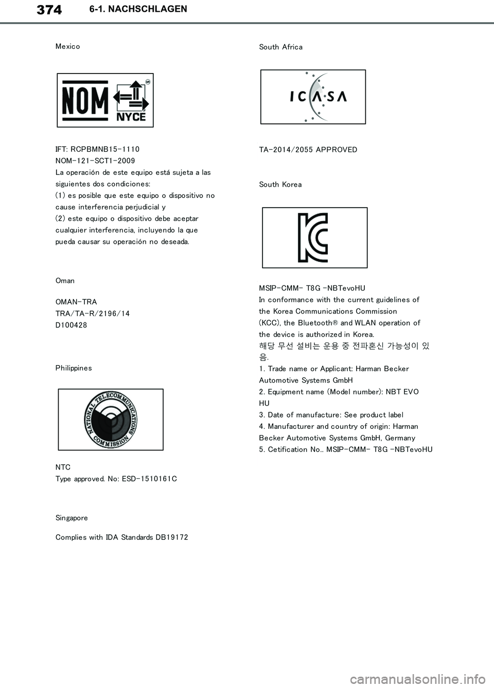 TOYOTA SUPRA 2019 Betriebsanleitungen (in German) 374
Supra Owner’s Manual_EM
6-1. NACHSCHLAGEN
Supra_OM_German_OM99T07M.book 374 ページ 2019年2月20日 水曜日 午前11時16分 TOYOTA SUPRA 2019 Betriebsanleitungen (in German) 374
Supra Owner’s Manual_EM
6-1. NACHSCHLAGEN
Supra_OM_German_OM99T07M.book 374 ページ 2019年2月20日 水曜日 午前11時16分