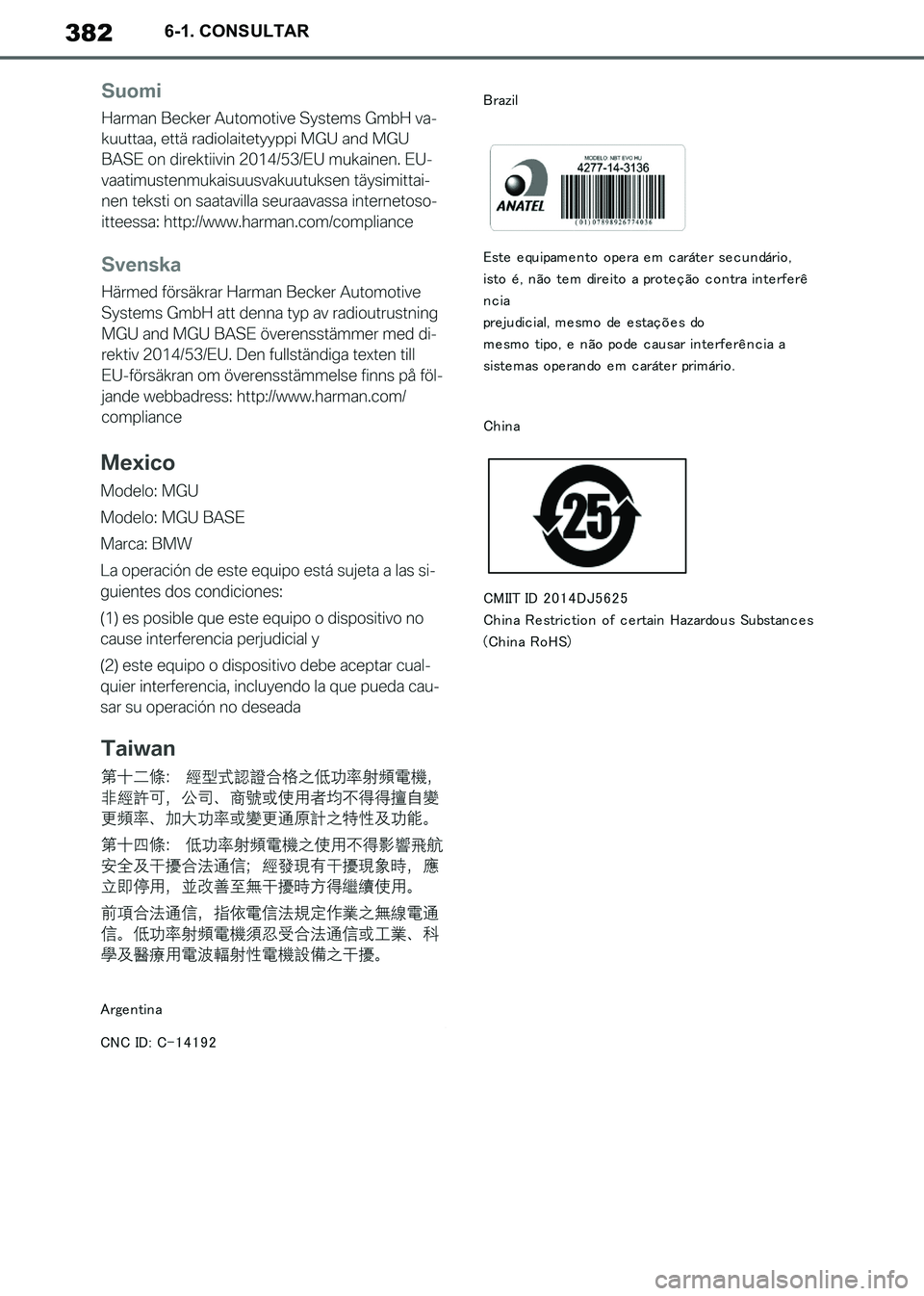 TOYOTA SUPRA 2019  Manuale de Empleo (in Spanish) 382
Supra Owners Manual_ES
6-1. CONSULTAR
Supra_OM_Spanish_OM99T08S.book  382 ページ  ２０１９年２月２０日　水曜日　午前１０時３５分 