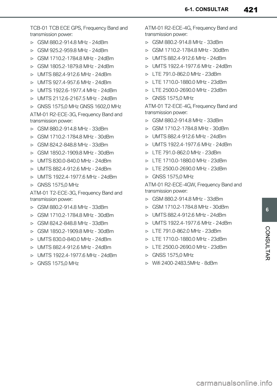 TOYOTA SUPRA 2019 Manuale de Empleo (in Spanish) 421
6
Supra Owners Manual_ES
6-1. CONSULTAR
CONSULTAR
Supra_OM_Spanish_OM99T08S.book 421 ページ 2019年2月20日 水曜日 午前10時35分 TOYOTA SUPRA 2019 Manuale de Empleo (in Spanish) 421
6
Supra Owners Manual_ES
6-1. CONSULTAR
CONSULTAR
Supra_OM_Spanish_OM99T08S.book 421 ページ 2019年2月20日 水曜日 午前10時35分