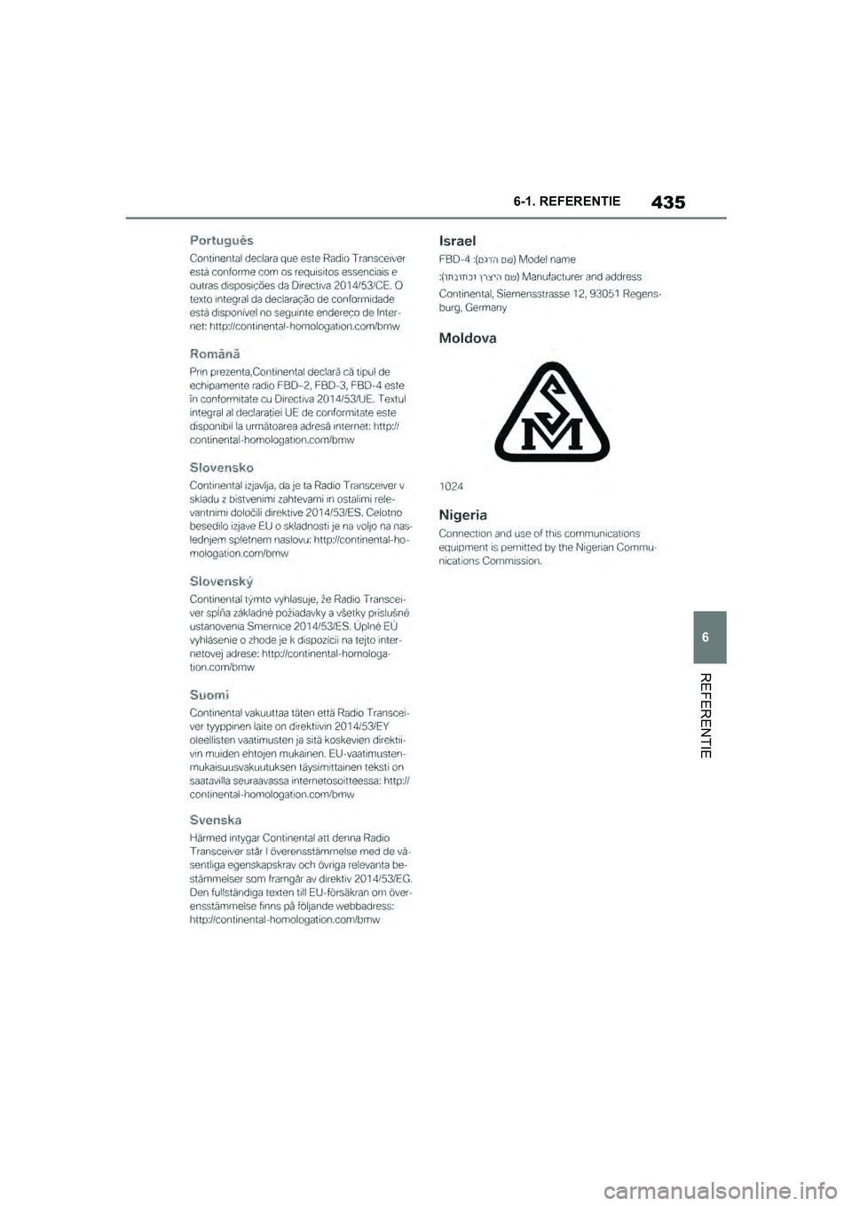 TOYOTA SUPRA 2019  Instructieboekje (in Dutch) 435
6
Handleiding Supra 6-1. REFERENTIE
REFERENTIE
Supra_OM_Europe_OM99T05E_1_190
3.book  Page 435  Wednesday, March 6, 2019  3:49 PM 