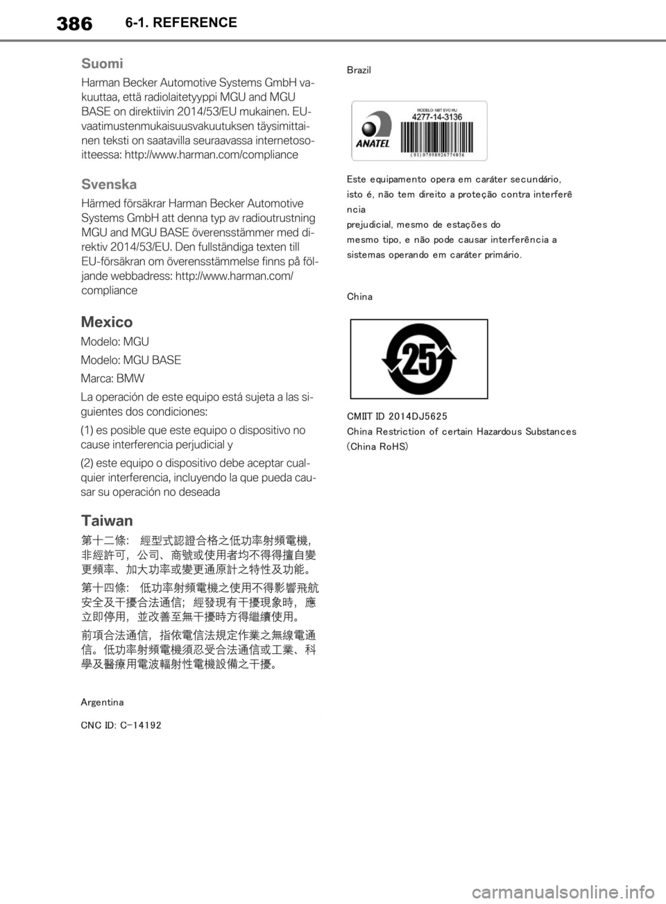TOYOTA SUPRA 2019  Brugsanvisning (in Danish) 386
Instruktionsbog til Supra6-1. REFERENCE
OM99T05DK.book  Page 386  Friday, September 13, 2019  1:26 PM 