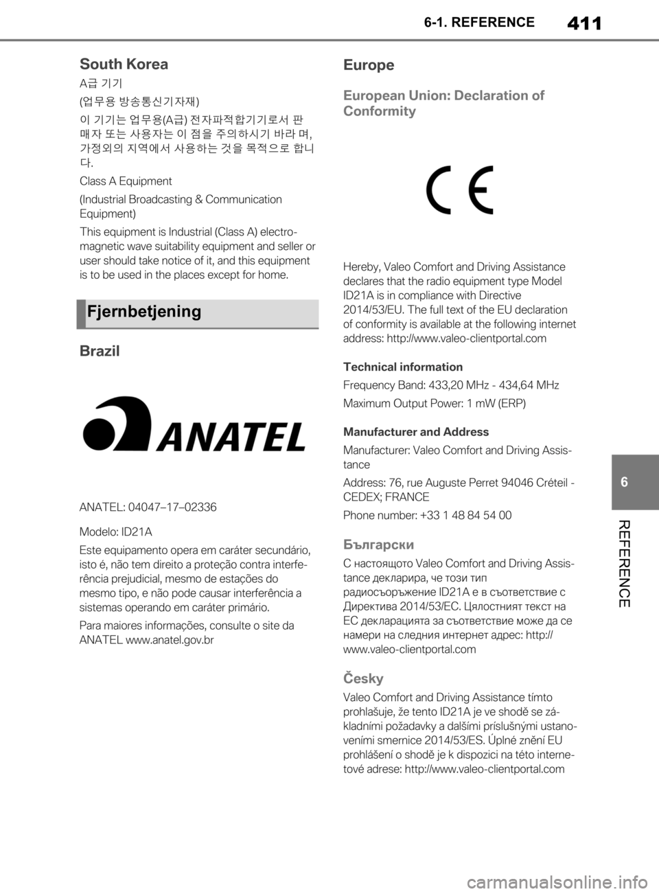 TOYOTA SUPRA 2019 Brugsanvisning (in Danish) 411
6
Instruktionsbog til Supra 6-1. REFERENCE
REFERENCE
Fjernbetjening
OM99T05DK.book Page 411 Friday, September 13, 2019 1:26 PM TOYOTA SUPRA 2019 Brugsanvisning (in Danish) 411
6
Instruktionsbog til Supra 6-1. REFERENCE
REFERENCE
Fjernbetjening
OM99T05DK.book Page 411 Friday, September 13, 2019 1:26 PM