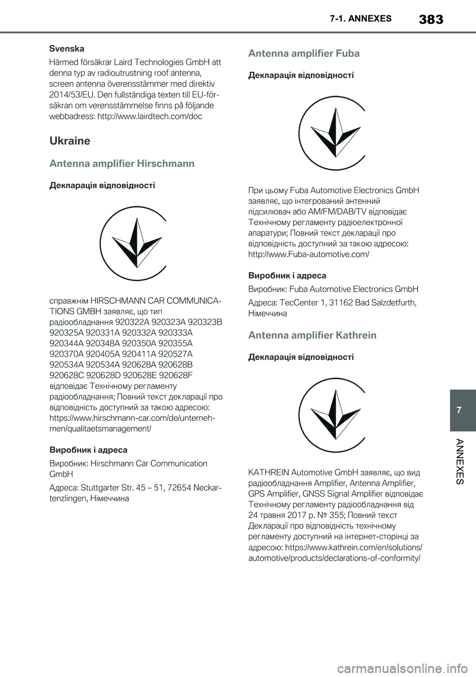 TOYOTA SUPRA 2020 Notices Demploi (in French) 383
7
Supra Owners Manual_EK
7-1. ANNEXES
ANNEXES
Supra_OM_French_OM99V75K.book 383 ページ 2019年8月16日 金曜日 午後2時29分 TOYOTA SUPRA 2020 Notices Demploi (in French) 383
7
Supra Owners Manual_EK
7-1. ANNEXES
ANNEXES
Supra_OM_French_OM99V75K.book 383 ページ 2019年8月16日 金曜日 午後2時29分