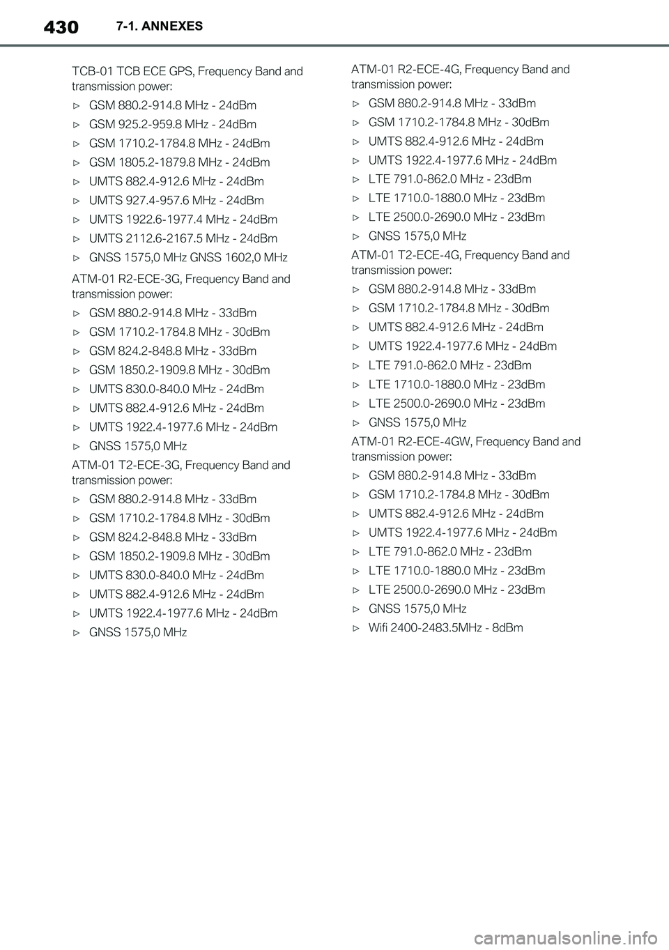 TOYOTA SUPRA 2020 Notices Demploi (in French) 430
Supra Owners Manual_EK
7-1. ANNEXES
Supra_OM_French_OM99V75K.book 430 ページ 2019年8月16日 金曜日 午後2時29分 TOYOTA SUPRA 2020 Notices Demploi (in French) 430
Supra Owners Manual_EK
7-1. ANNEXES
Supra_OM_French_OM99V75K.book 430 ページ 2019年8月16日 金曜日 午後2時29分