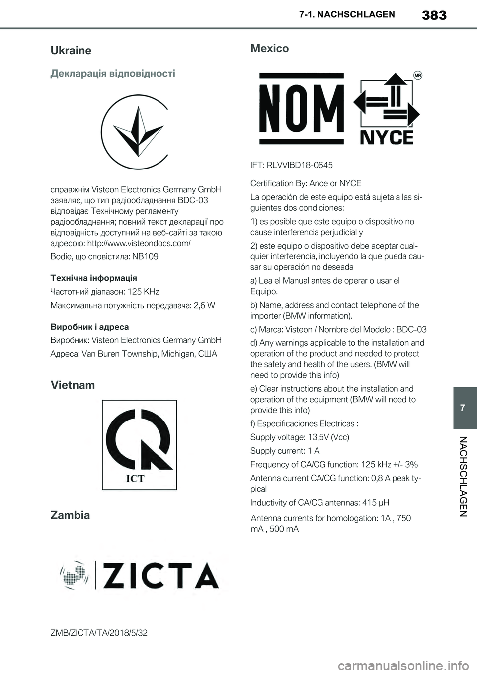 TOYOTA SUPRA 2020 Betriebsanleitungen (in German) 383
7
Supra Owners Manual_EM
7-1. NACHSCHLAGEN
NACHSCHLAGEN
Supra_OM_German_OM99V76M.book 383 ページ 2019年8月28日 水曜日 午後4時14分 TOYOTA SUPRA 2020 Betriebsanleitungen (in German) 383
7
Supra Owners Manual_EM
7-1. NACHSCHLAGEN
NACHSCHLAGEN
Supra_OM_German_OM99V76M.book 383 ページ 2019年8月28日 水曜日 午後4時14分