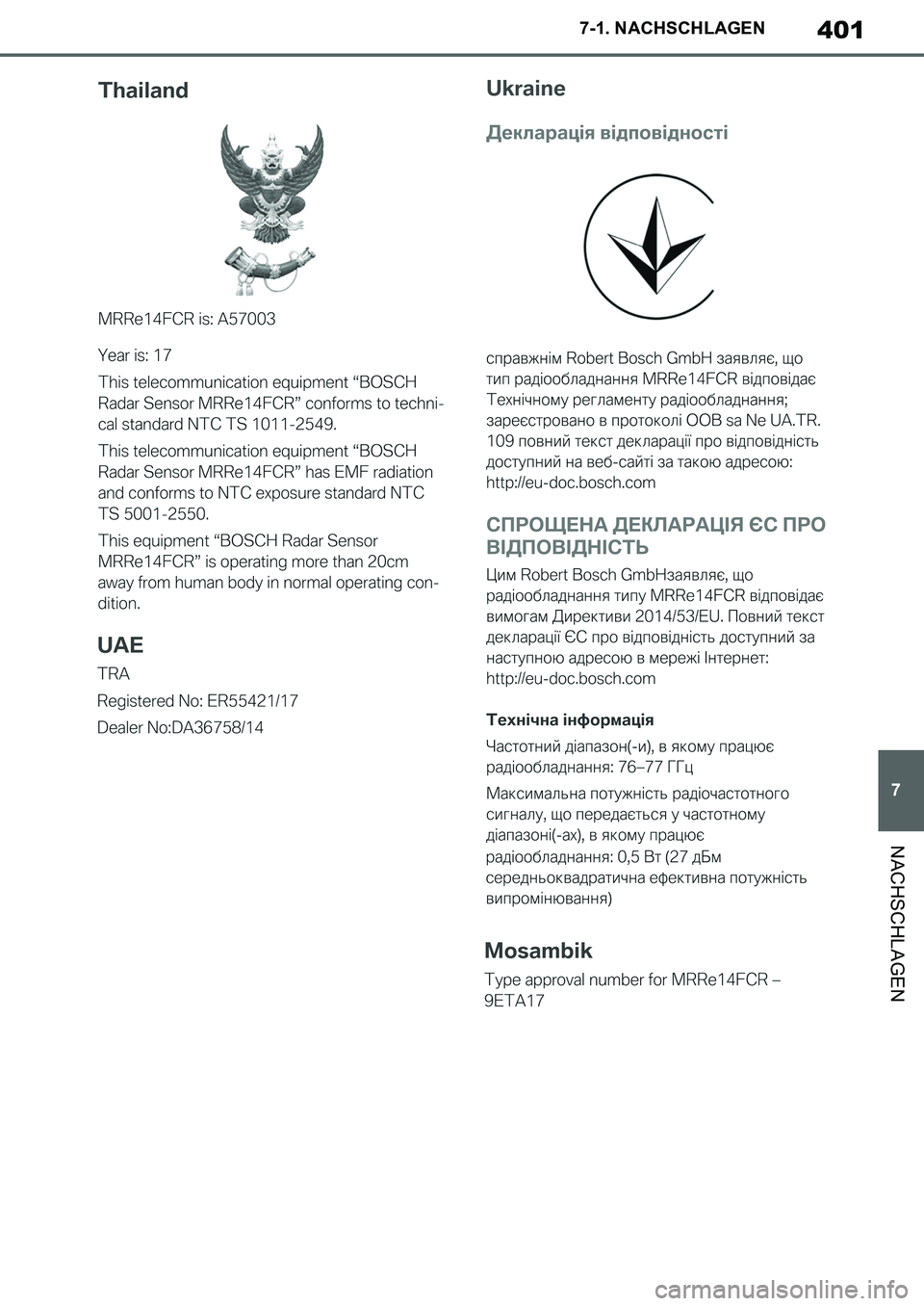 TOYOTA SUPRA 2020 Betriebsanleitungen (in German) 401
7
Supra Owners Manual_EM
7-1. NACHSCHLAGEN
NACHSCHLAGEN
Supra_OM_German_OM99V76M.book 401 ページ 2019年8月28日 水曜日 午後4時14分 TOYOTA SUPRA 2020 Betriebsanleitungen (in German) 401
7
Supra Owners Manual_EM
7-1. NACHSCHLAGEN
NACHSCHLAGEN
Supra_OM_German_OM99V76M.book 401 ページ 2019年8月28日 水曜日 午後4時14分
