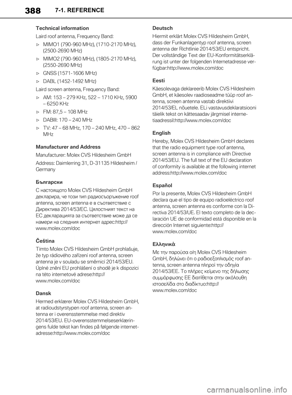 TOYOTA SUPRA 2020  Brugsanvisning (in Danish) 388
Instruktionsbog til Supra7-1. REFERENCE
Supra_OM_General_OM99W02DK.book  Page 38
8  Thursday, March 12, 2020  12:46 PM 