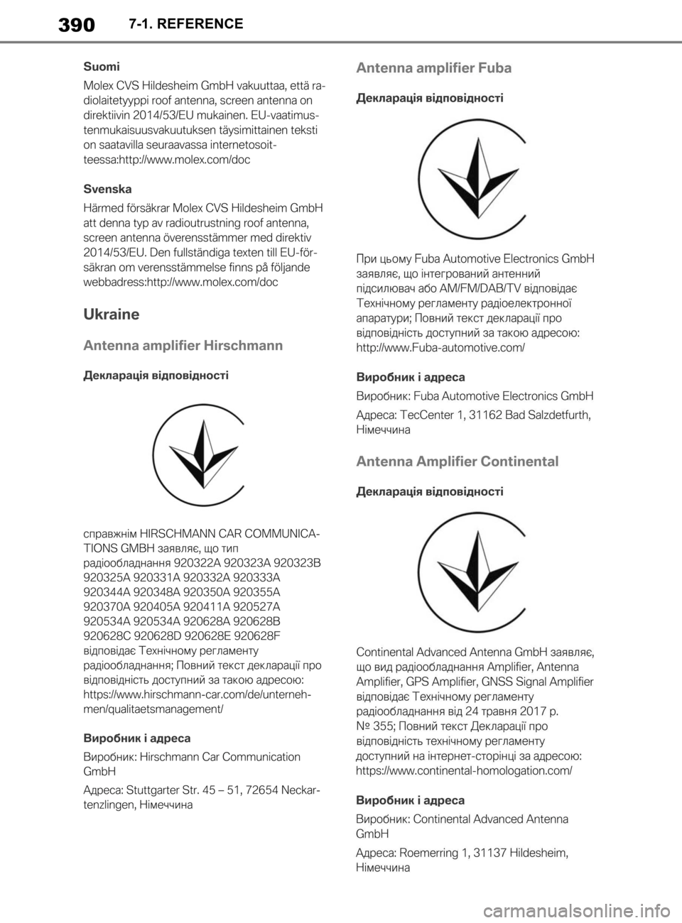 TOYOTA SUPRA 2020  Brugsanvisning (in Danish) 390
Instruktionsbog til Supra7-1. REFERENCE
Supra_OM_General_OM99W02DK.book  Page 39
0  Thursday, March 12, 2020  12:46 PM 