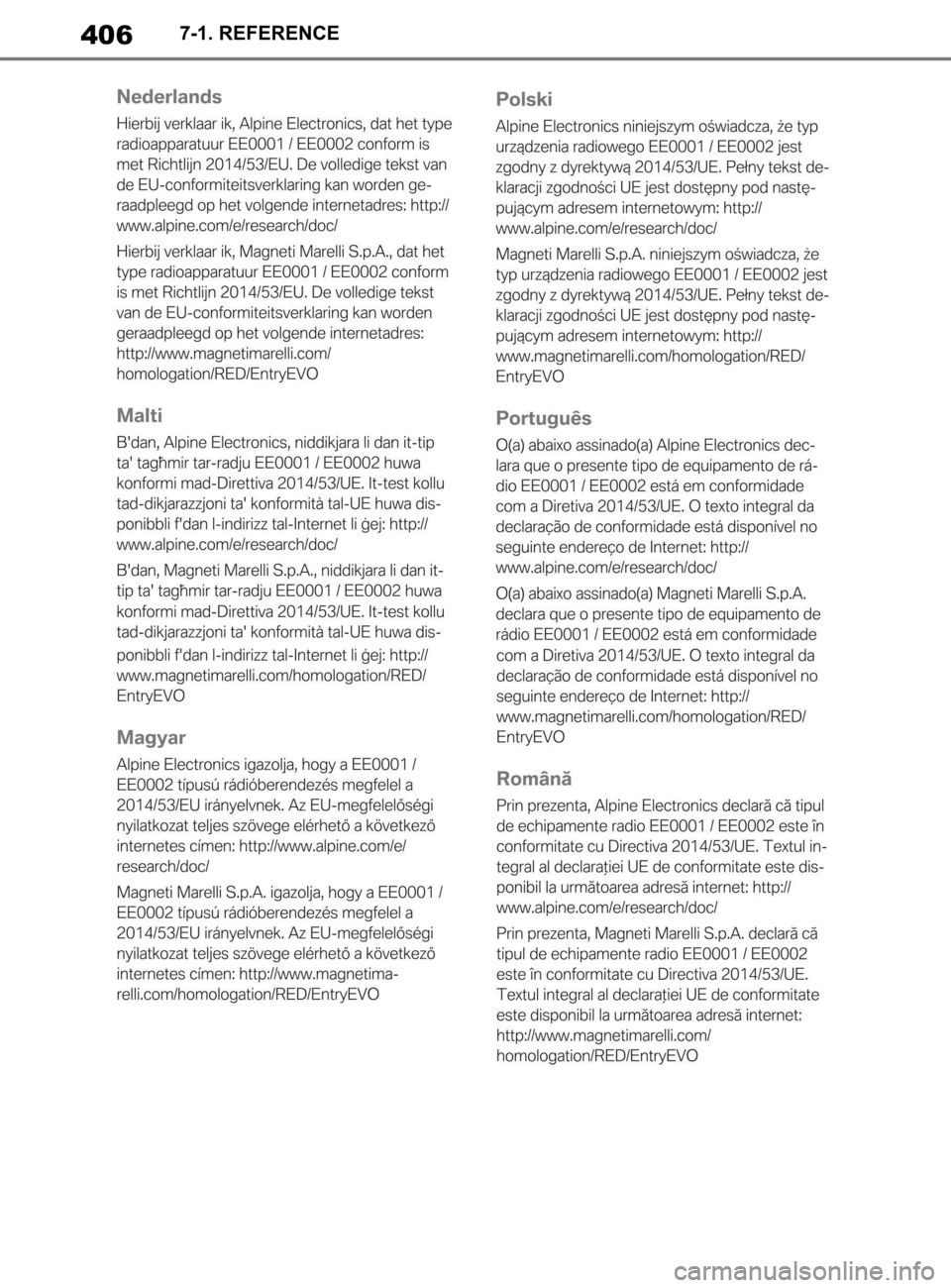 TOYOTA SUPRA 2020  Brugsanvisning (in Danish) 406
Instruktionsbog til Supra7-1. REFERENCE
Supra_OM_General_OM99W02DK.book  Page 40
6  Thursday, March 12, 2020  12:46 PM 