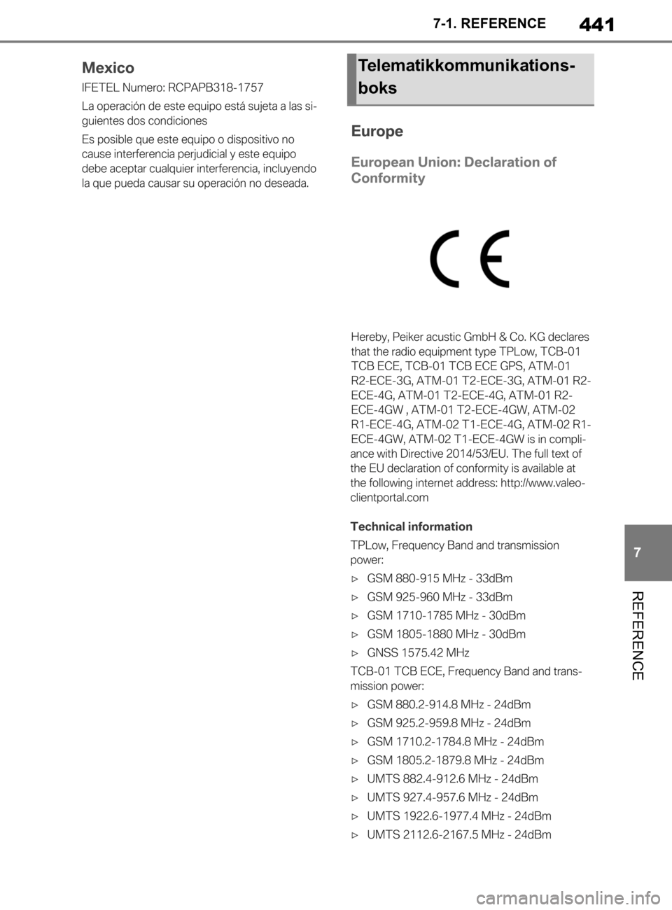 TOYOTA SUPRA 2020  Brugsanvisning (in Danish) 441
7
Instruktionsbog til Supra 7-1. REFERENCE
REFERENCE
Telematikkommunikations-
boks
Supra_OM_General_OM99W02DK.book  Page 44
1  Thursday, March 12, 2020  12:46 PM 