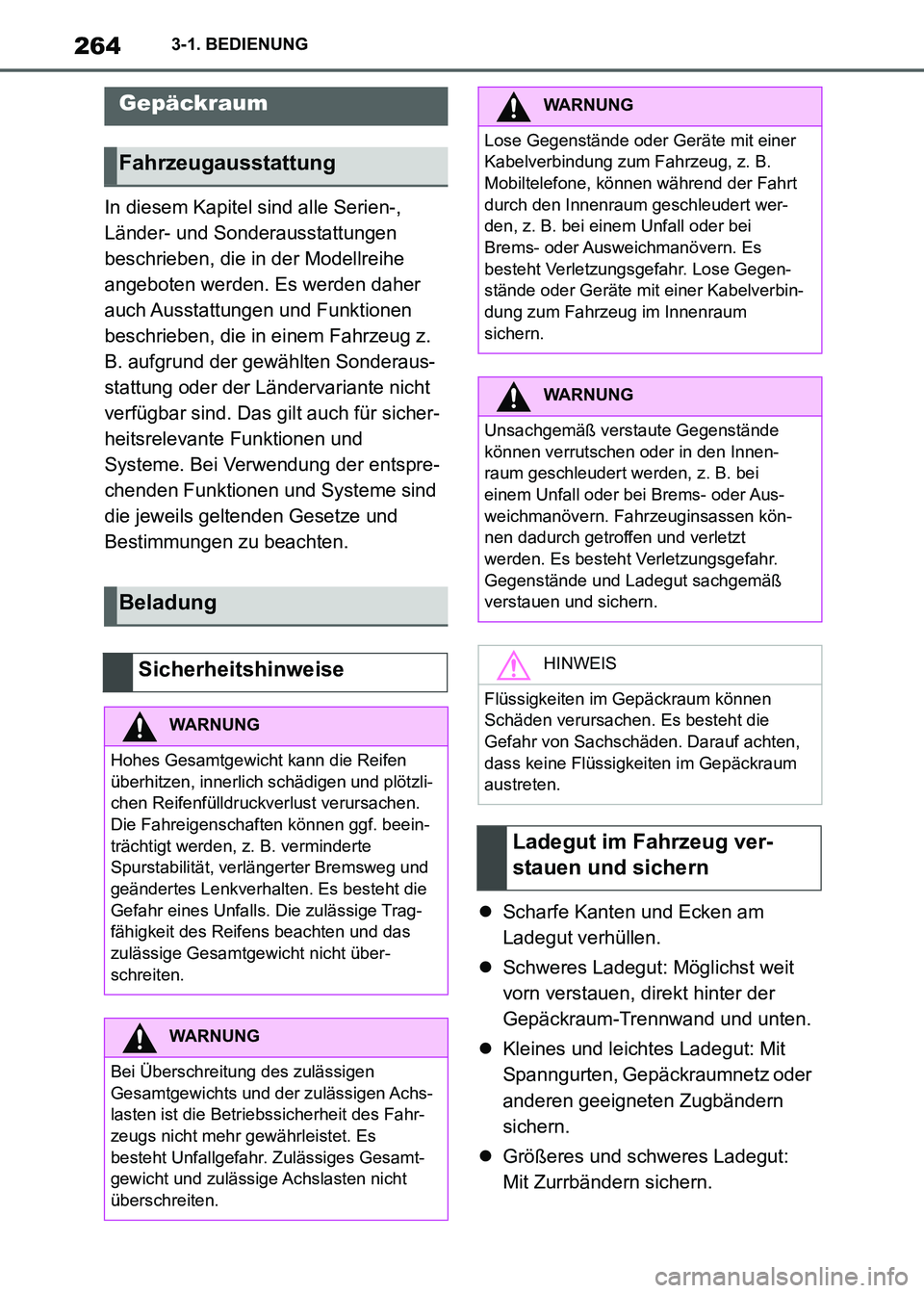 TOYOTA SUPRA 2021 Betriebsanleitungen (in German) 2643-1. BEDIENUNG
Supra Owners Manual_M (from Nov. 20 Prod.)In diesem Kapitel sind alle Serien-,
Länder- und Sonderausstattungen
beschrieben, die in der Modellreihe
angeboten werden. Es werden d TOYOTA SUPRA 2021 Betriebsanleitungen (in German) 2643-1. BEDIENUNG
Supra Owners Manual_M (from Nov. 20 Prod.)In diesem Kapitel sind alle Serien-,
Länder- und Sonderausstattungen
beschrieben, die in der Modellreihe
angeboten werden. Es werden d