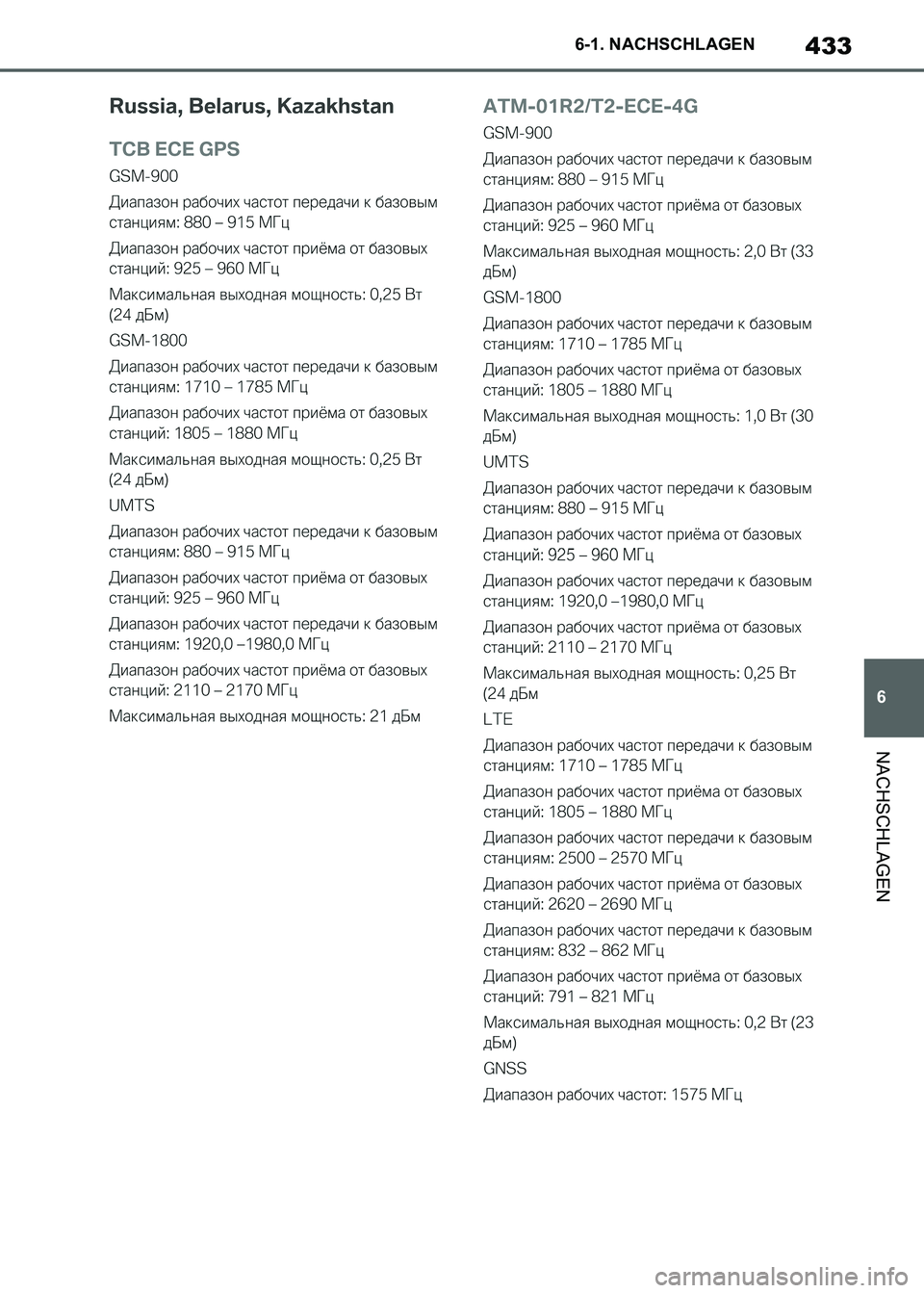TOYOTA SUPRA 2021 Betriebsanleitungen (in German) 433
6 6-1. NACHSCHLAGEN
NACHSCHLAGEN
Supra Owners Manual_M (from Nov. 20 Prod.)
Supra_OM_German_OM99X79M_1_2011.book 433 ページ 2020年8月27日 木曜日 午後1時22 TOYOTA SUPRA 2021 Betriebsanleitungen (in German) 433
6 6-1. NACHSCHLAGEN
NACHSCHLAGEN
Supra Owners Manual_M (from Nov. 20 Prod.)
Supra_OM_German_OM99X79M_1_2011.book 433 ページ 2020年8月27日 木曜日 午後1時22