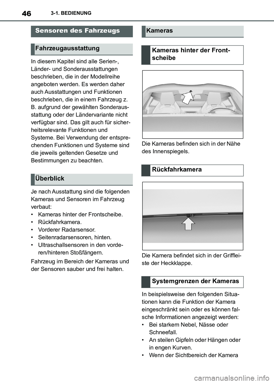 TOYOTA SUPRA 2021 Betriebsanleitungen (in German) 463-1. BEDIENUNG
Supra Owners Manual_M (from Nov. 20 Prod.)In diesem Kapitel sind alle Serien-,
Länder- und Sonderausstattungen
beschrieben, die in der Modellreihe
angeboten werden. Es werden da TOYOTA SUPRA 2021 Betriebsanleitungen (in German) 463-1. BEDIENUNG
Supra Owners Manual_M (from Nov. 20 Prod.)In diesem Kapitel sind alle Serien-,
Länder- und Sonderausstattungen
beschrieben, die in der Modellreihe
angeboten werden. Es werden da