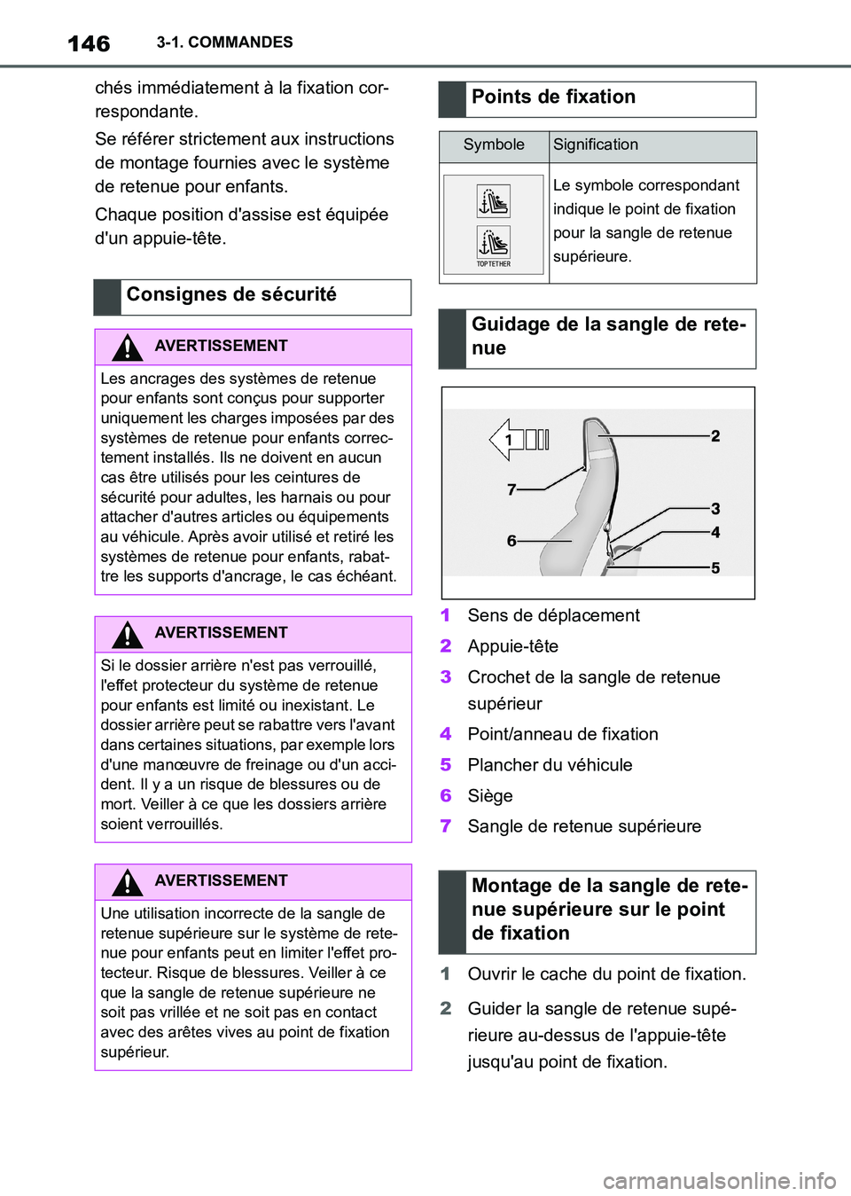 TOYOTA SUPRA 2021 Notices Demploi (in French) 1463-1. COMMANDES
Supra Owners Manual_K (from Nov. 20 Prod.)chés immédiatement à la fixation cor-
respondante.
Se référer strictement aux instructions
de montage fournies avec le système
de TOYOTA SUPRA 2021 Notices Demploi (in French) 1463-1. COMMANDES
Supra Owners Manual_K (from Nov. 20 Prod.)chés immédiatement à la fixation cor-
respondante.
Se référer strictement aux instructions
de montage fournies avec le système
de