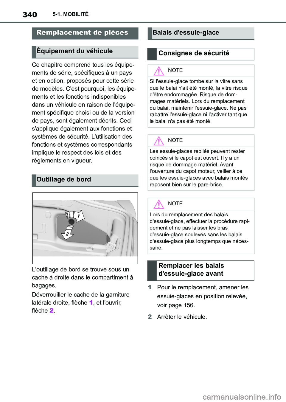 TOYOTA SUPRA 2021  Notices Demploi (in French) 3405-1. MOBILITÉ
Supra Owners Manual_K (from Nov. 20 Prod.)Ce chapitre comprend tous les équipe-
ments de série, spécifiques à un pays 
et en option, proposés pour cette série 
de modèles. C