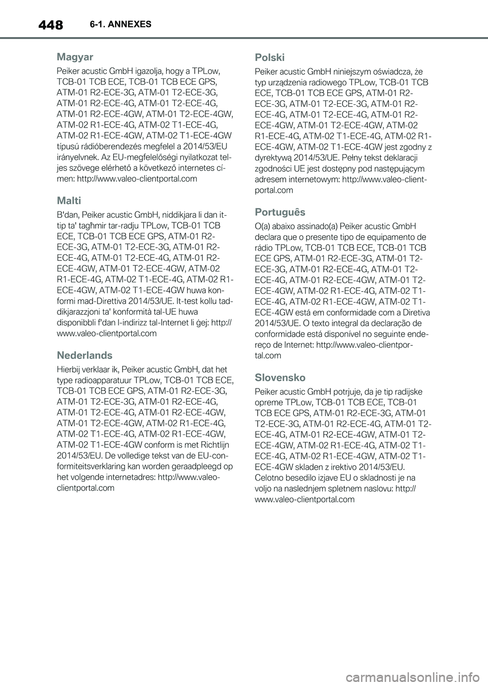 TOYOTA SUPRA 2021  Notices Demploi (in French) 4486-1. ANNEXES
Supra Owners Manual_K (from Nov. 20 Prod.)
Supra_OM_French_OM99X78K.book  448 ページ  ２０２０年８月２６日　水曜日　午前１１時５９分 