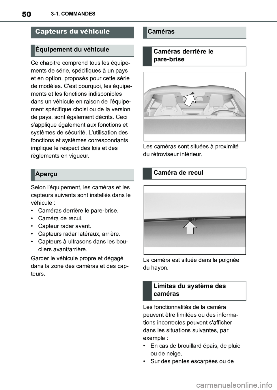 TOYOTA SUPRA 2021 Notices Demploi (in French) 503-1. COMMANDES
Supra Owners Manual_K (from Nov. 20 Prod.)Ce chapitre comprend tous les équipe-
ments de série, spécifiques à un pays
et en option, proposés pour cette série
de modèles. C TOYOTA SUPRA 2021 Notices Demploi (in French) 503-1. COMMANDES
Supra Owners Manual_K (from Nov. 20 Prod.)Ce chapitre comprend tous les équipe-
ments de série, spécifiques à un pays
et en option, proposés pour cette série
de modèles. C