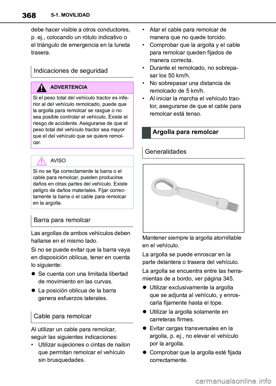 TOYOTA SUPRA 2021 Manuale de Empleo (in Spanish) 3685-1. MOVILIDAD
Supra Owners Manual_S (from Nov. 20 Prod.)debe hacer visible a otros conductores,
p. ej., colocando un rótulo indicativo o
el triángulo de emergencia en la luneta
trasera.
Las TOYOTA SUPRA 2021 Manuale de Empleo (in Spanish) 3685-1. MOVILIDAD
Supra Owners Manual_S (from Nov. 20 Prod.)debe hacer visible a otros conductores,
p. ej., colocando un rótulo indicativo o
el triángulo de emergencia en la luneta
trasera.
Las